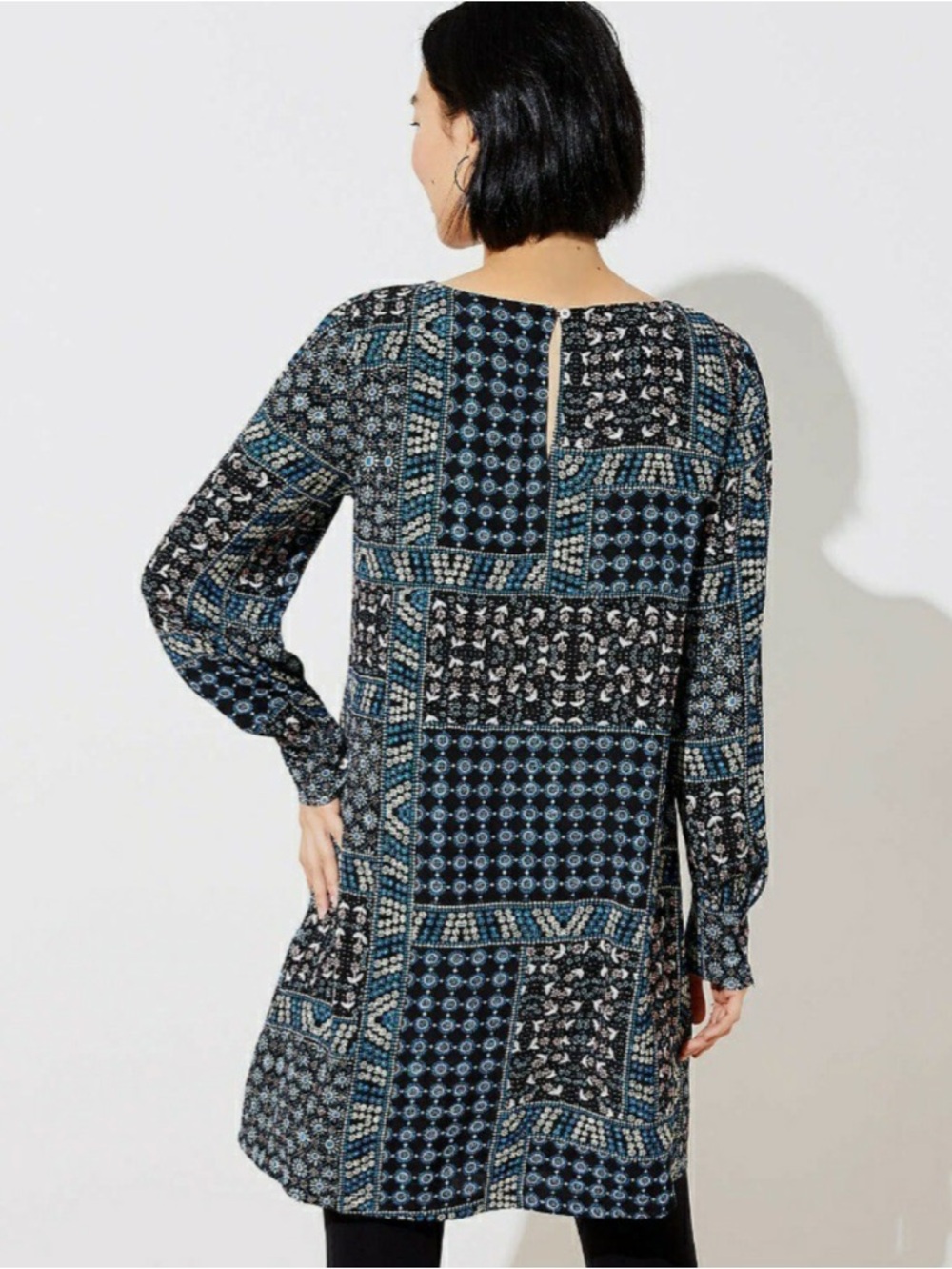 Loft Patchwork Dress - Picture 2 of 8